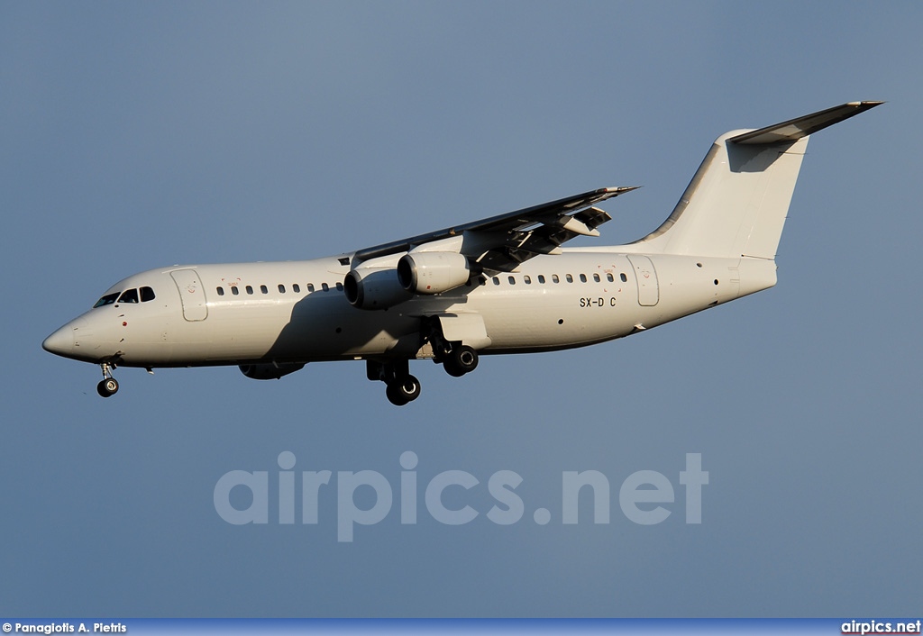 SX-DMC, British Aerospace Avro RJ100, Sky Wings