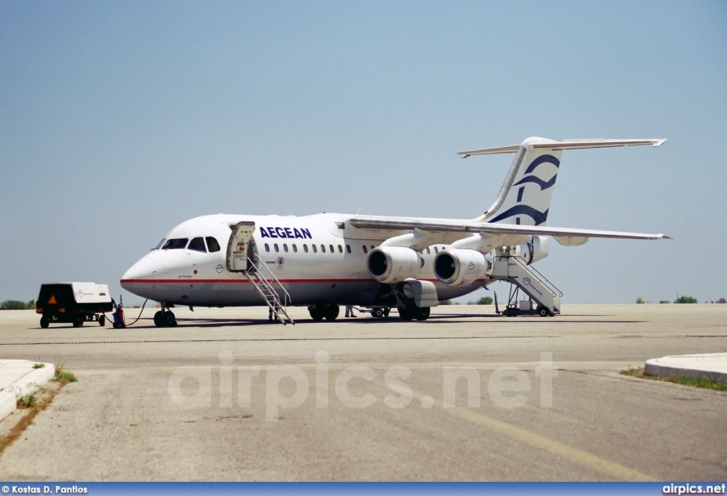 SX-DVA, British Aerospace Avro RJ100, Aegean Airlines