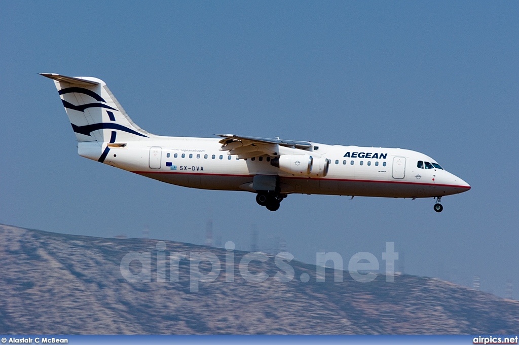 SX-DVA, British Aerospace Avro RJ100, Aegean Airlines