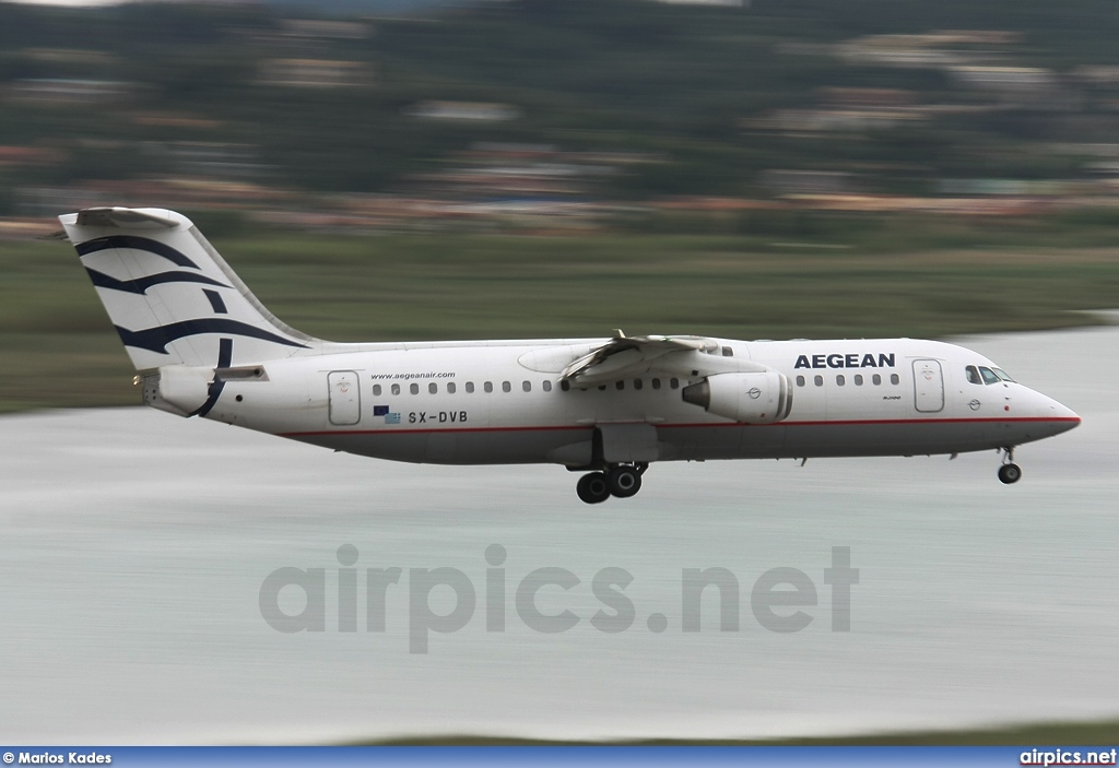 SX-DVB, British Aerospace Avro RJ100, Aegean Airlines