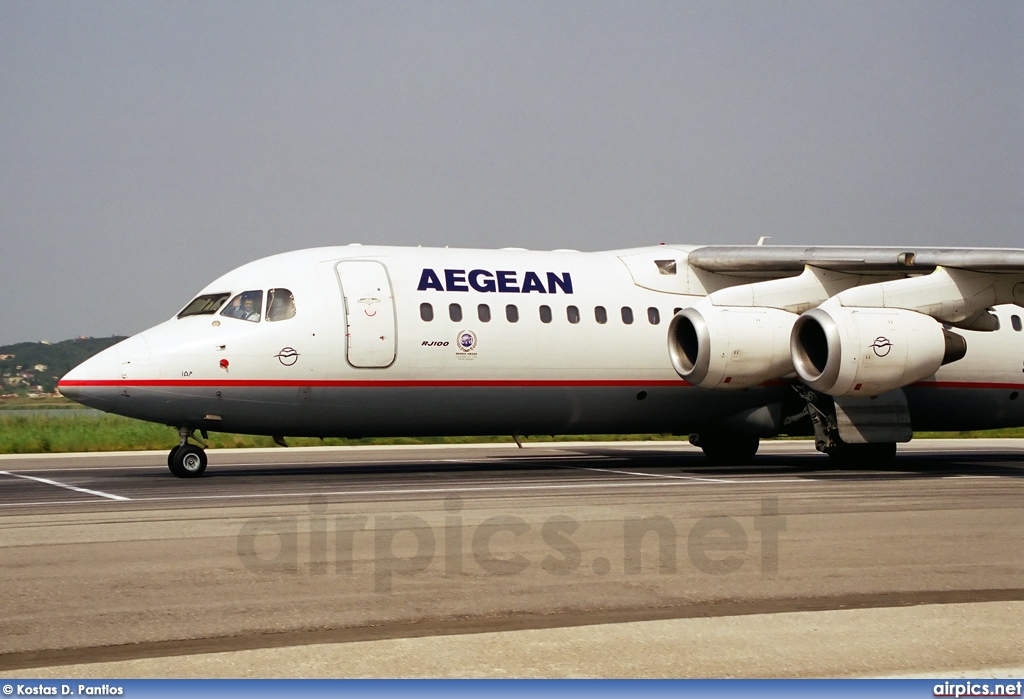 SX-DVB, British Aerospace Avro RJ100, Aegean Airlines