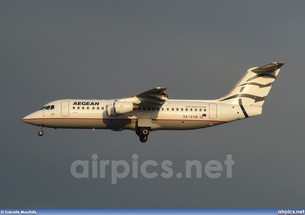 SX-DVB, British Aerospace Avro RJ100, Aegean Airlines