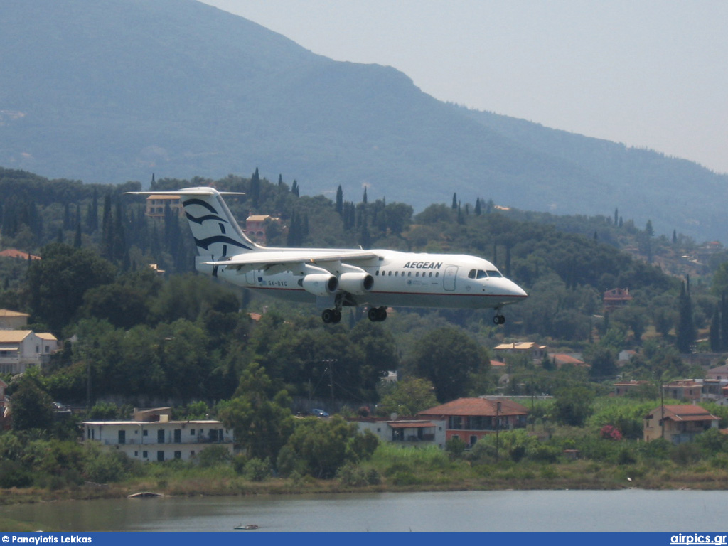 SX-DVC, British Aerospace Avro RJ100, Aegean Airlines