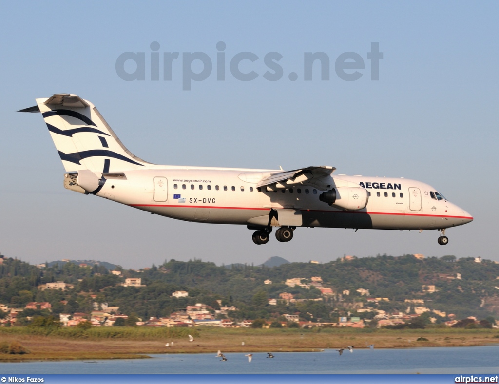 SX-DVC, British Aerospace Avro RJ100, Aegean Airlines