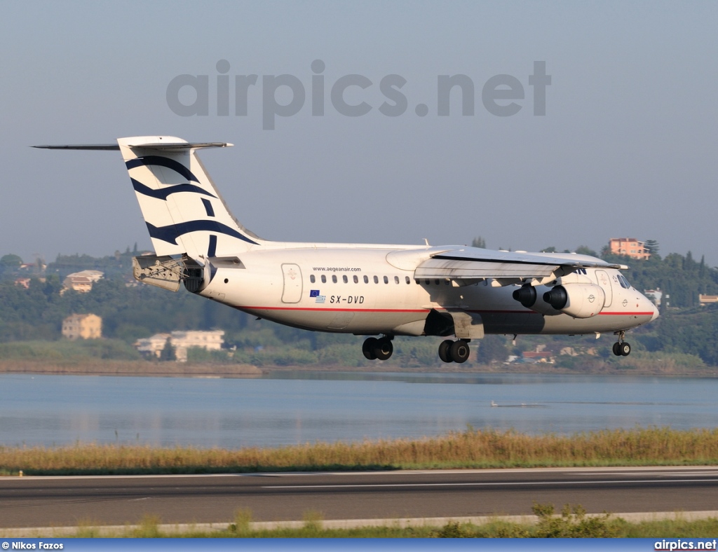 SX-DVD, British Aerospace Avro RJ100, Aegean Airlines