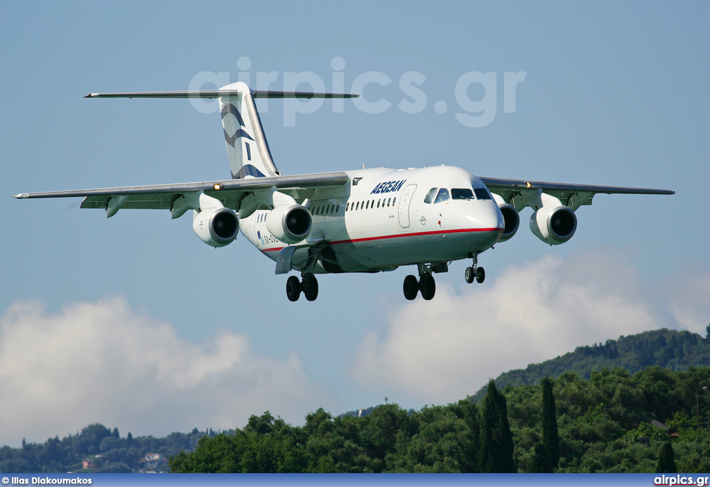 SX-DVE, British Aerospace Avro RJ100, Aegean Airlines