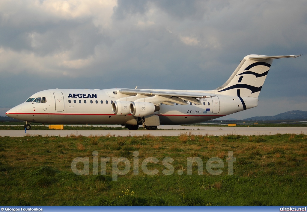 SX-DVF, British Aerospace Avro RJ100, Aegean Airlines