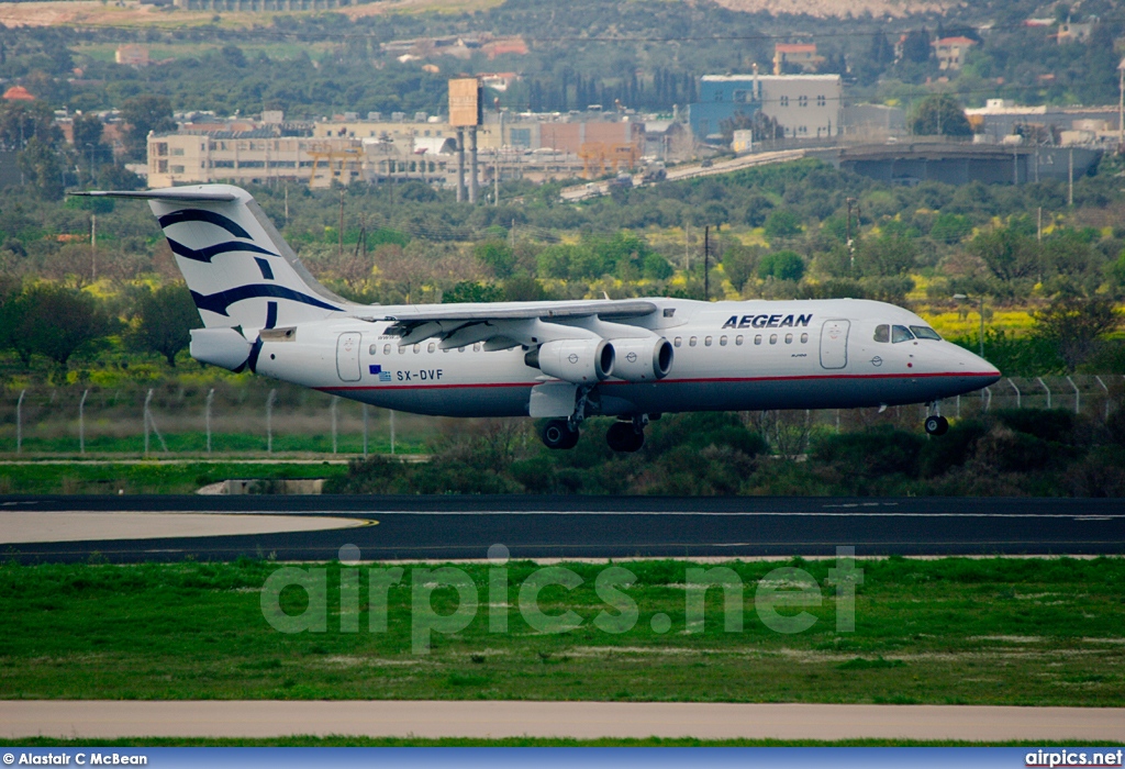 SX-DVF, British Aerospace Avro RJ100, Aegean Airlines