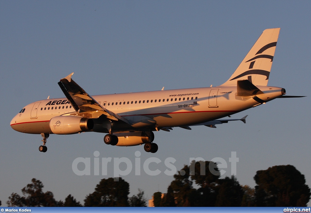 SX-DVJ, Airbus A320-200, Aegean Airlines