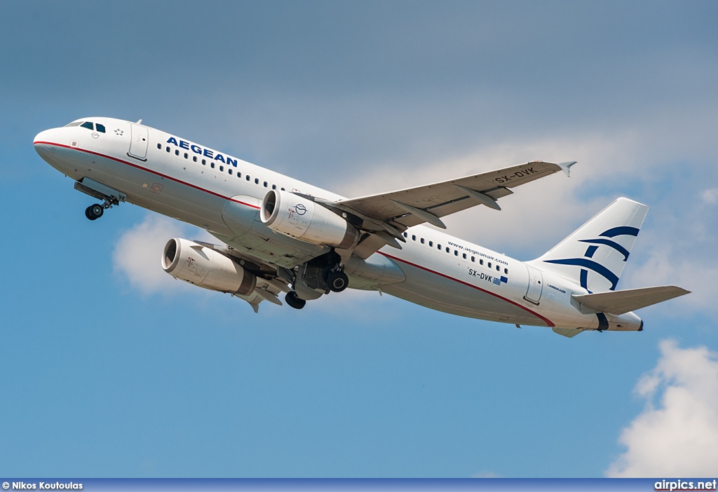 SX-DVK, Airbus A320-200, Aegean Airlines