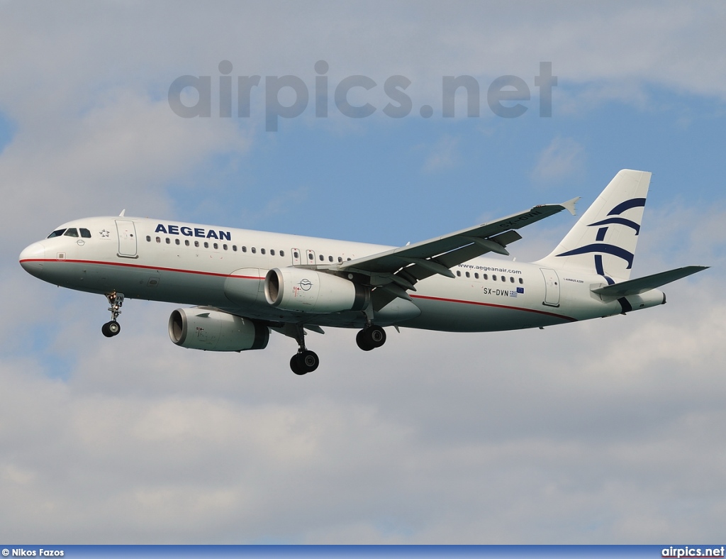 SX-DVN, Airbus A320-200, Aegean Airlines