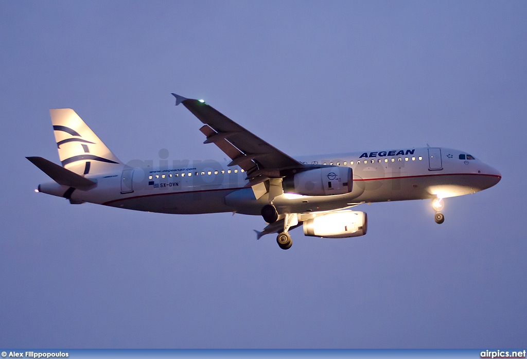 SX-DVN, Airbus A320-200, Aegean Airlines