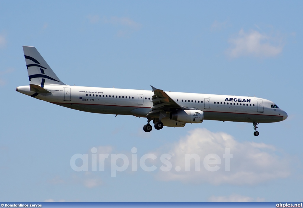 SX-DVP, Airbus A321-200, Aegean Airlines