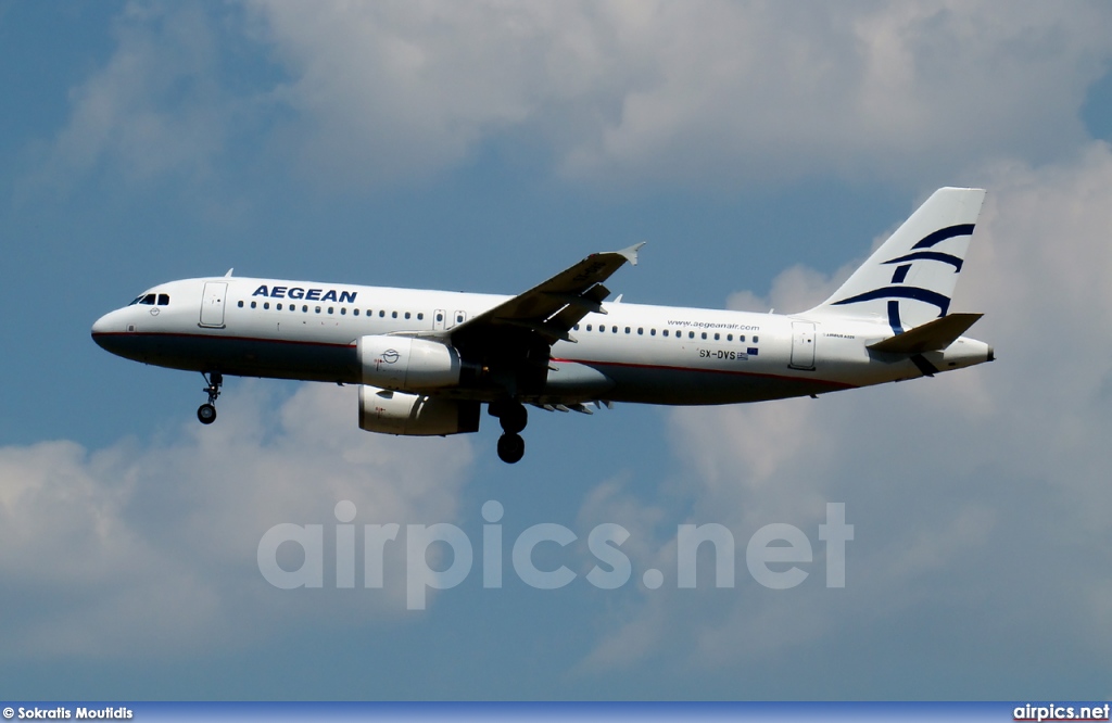 SX-DVS, Airbus A320-200, Aegean Airlines