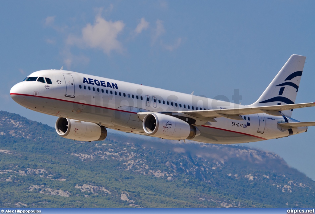 SX-DVT, Airbus A320-200, Aegean Airlines