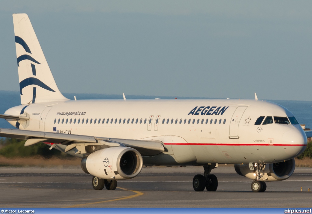 SX-DVV, Airbus A320-200, Aegean Airlines