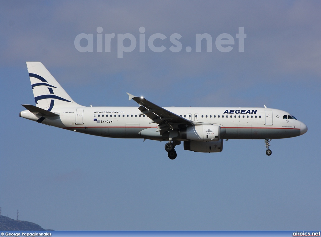 SX-DVW, Airbus A320-200, Aegean Airlines