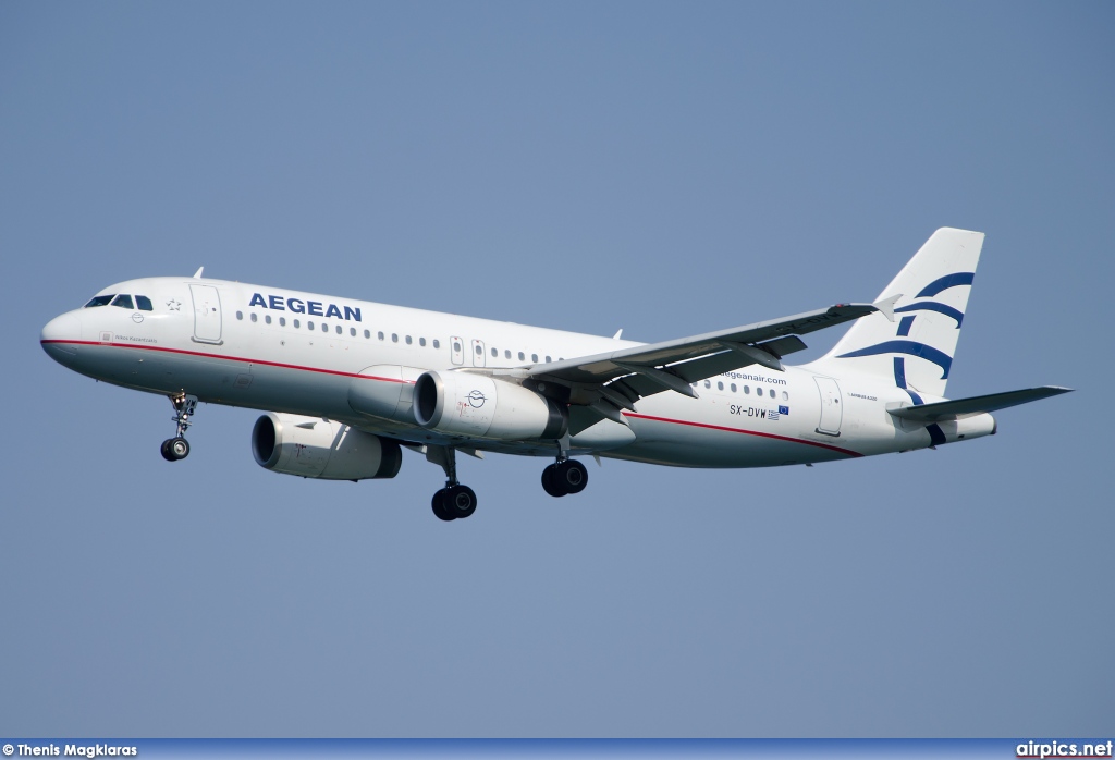 SX-DVW, Airbus A320-200, Aegean Airlines