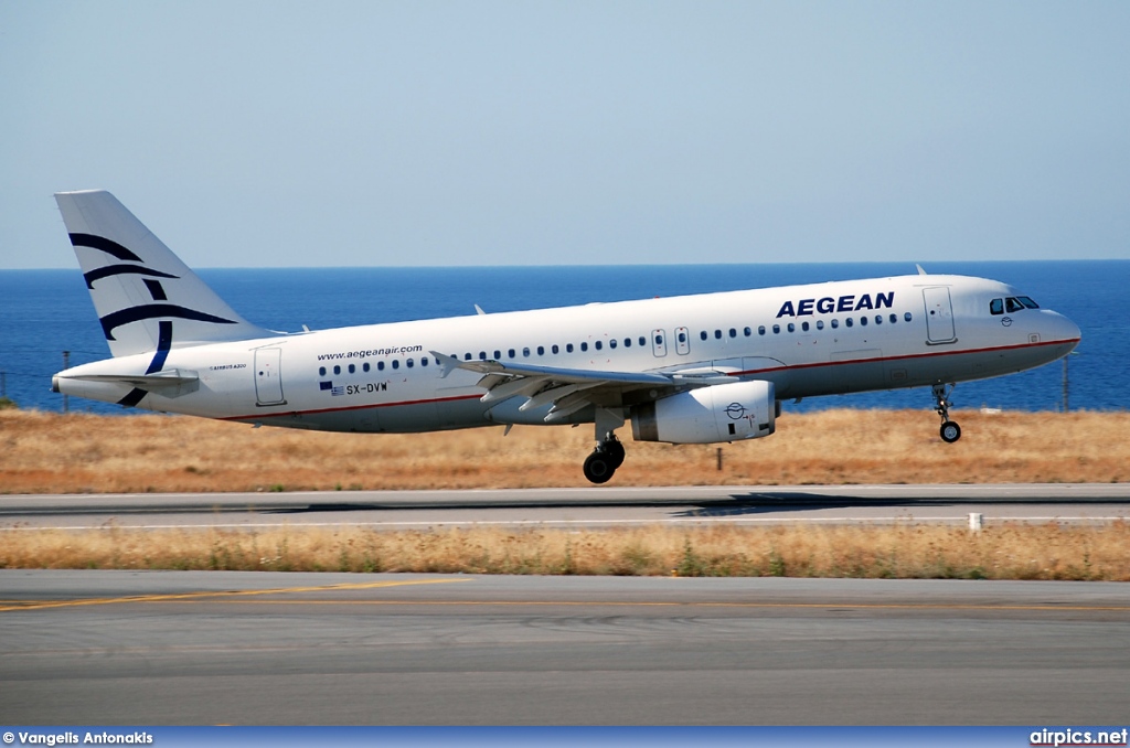 SX-DVW, Airbus A320-200, Aegean Airlines