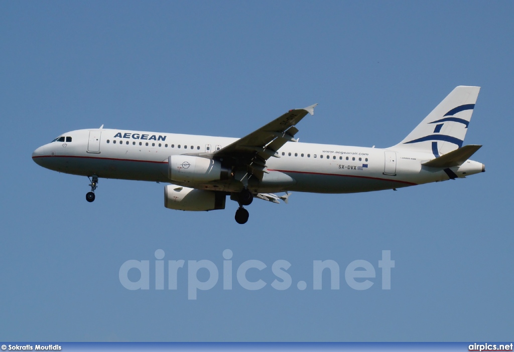 SX-DVX, Airbus A320-200, Aegean Airlines