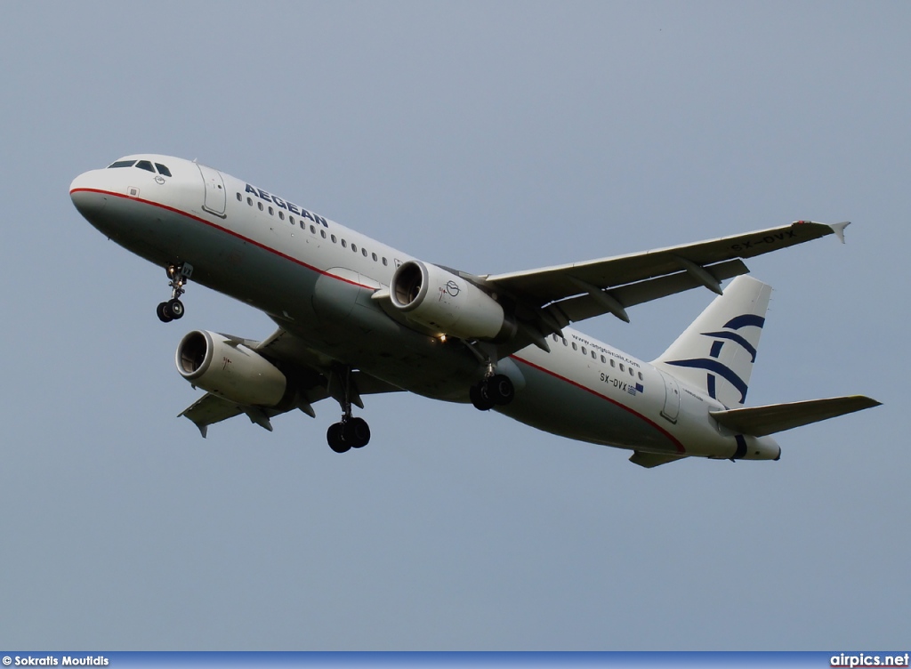 SX-DVX, Airbus A320-200, Aegean Airlines