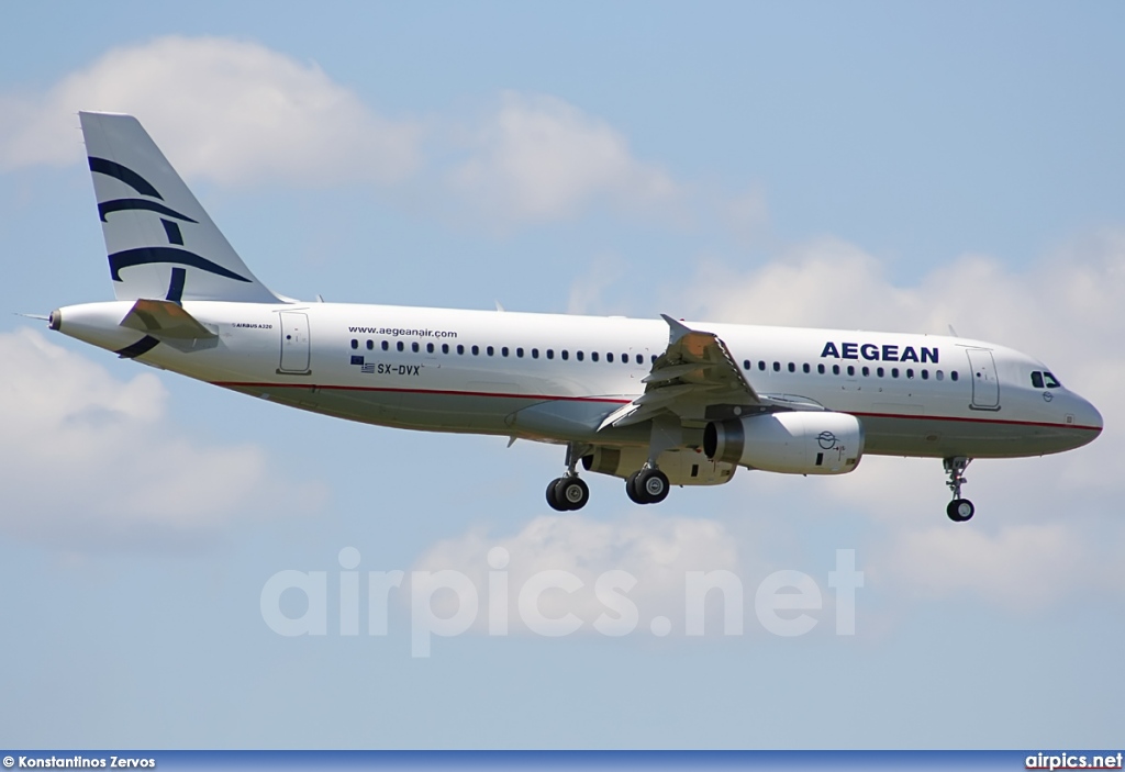 SX-DVX, Airbus A320-200, Aegean Airlines