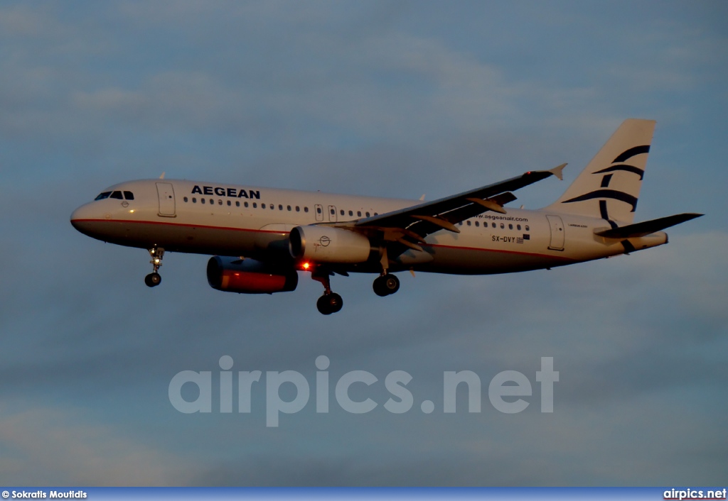 SX-DVY, Airbus A320-200, Aegean Airlines