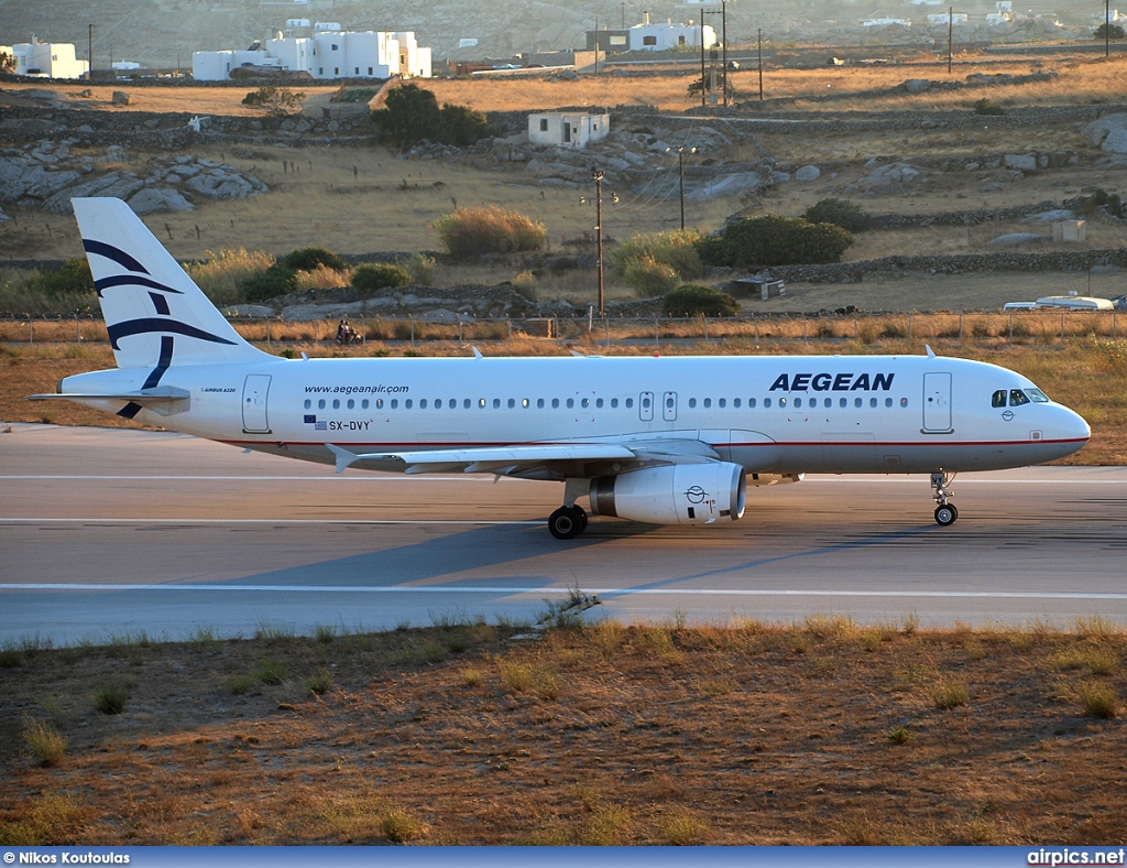 SX-DVY, Airbus A320-200, Aegean Airlines