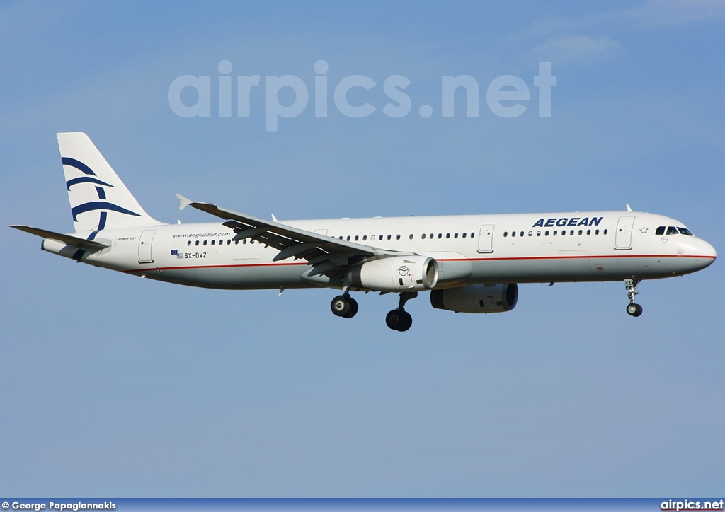 SX-DVZ, Airbus A321-200, Aegean Airlines