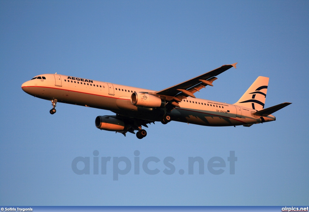 SX-DVZ, Airbus A321-200, Aegean Airlines