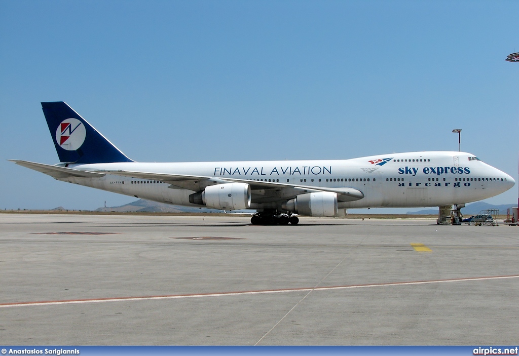 SX-FIN, Boeing 747-200B(SF), Sky Express (Greece)