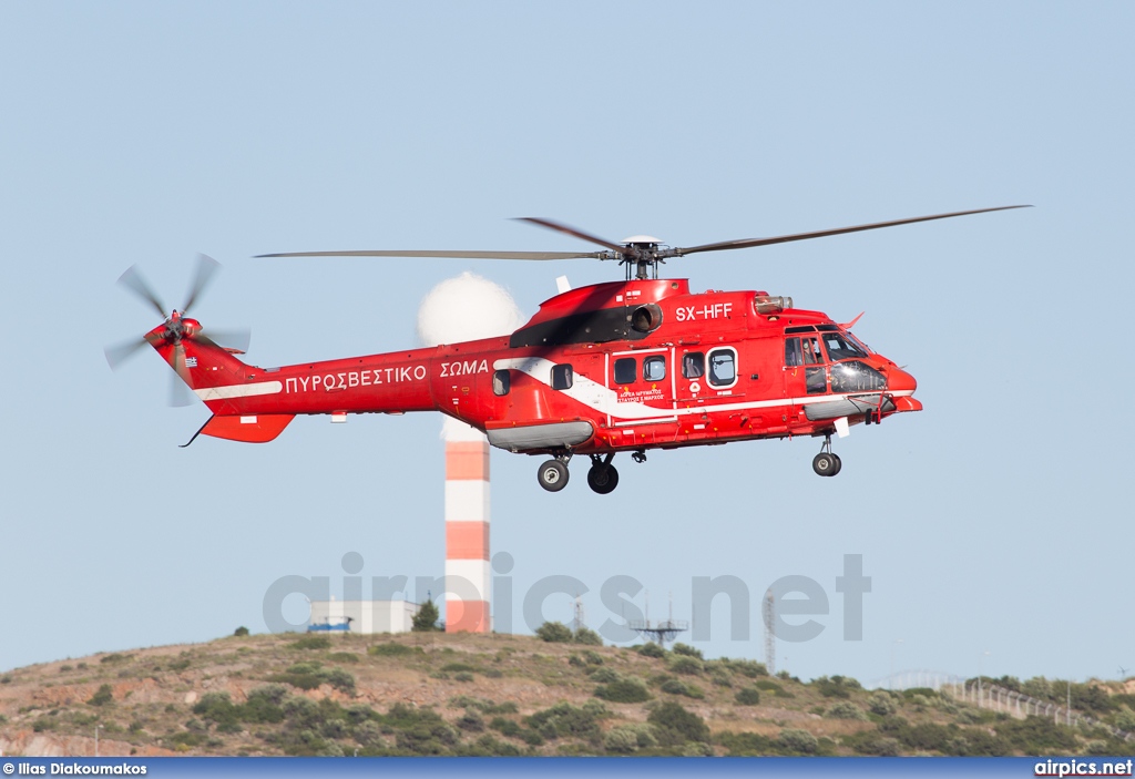 SX-HFF, Aerospatiale (Eurocopter) AS 332-L1 Super Puma, Hellenic Fire Department