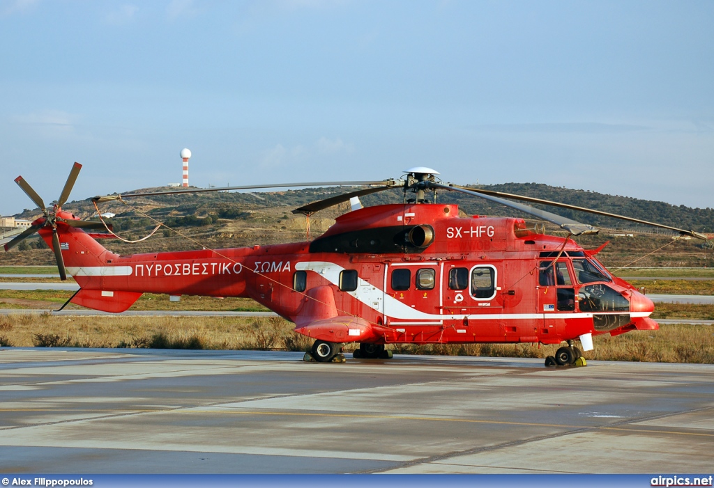 SX-HFG, Aerospatiale (Eurocopter) AS 332-L1 Super Puma, Hellenic Fire Department