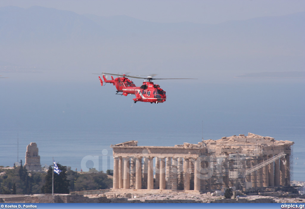 SX-HFG, Aerospatiale (Eurocopter) AS 332-L1 Super Puma, Hellenic Fire Department