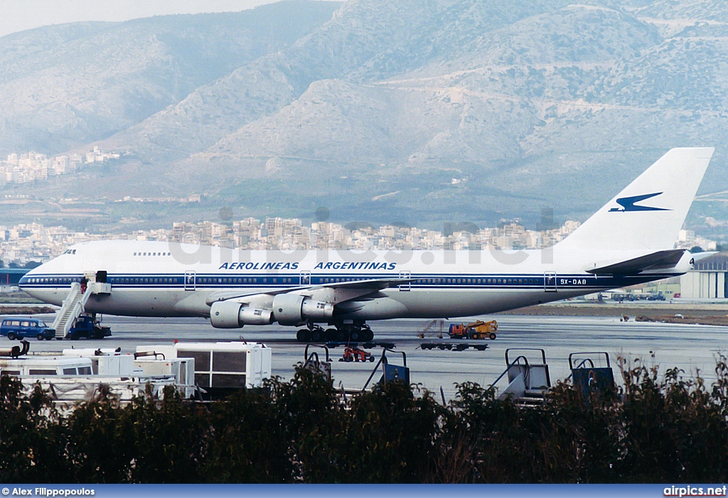 SX-OAB, Boeing 747-200B, Aerolineas Argentinas