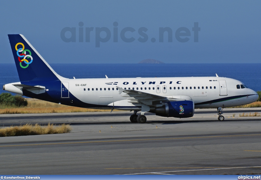 SX-OAF, Airbus A319-100, Olympic Air