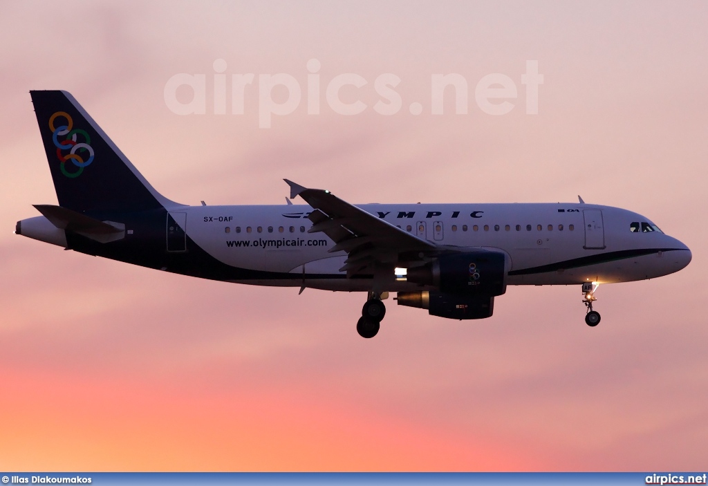 SX-OAF, Airbus A319-100, Olympic Air