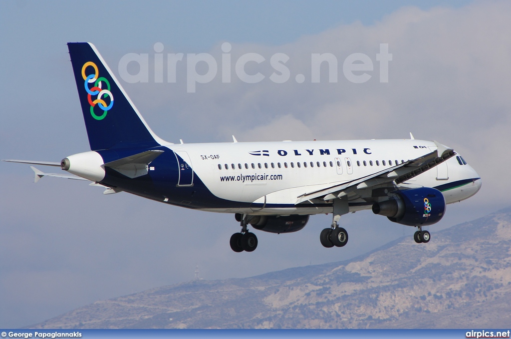 SX-OAF, Airbus A319-100, Olympic Air