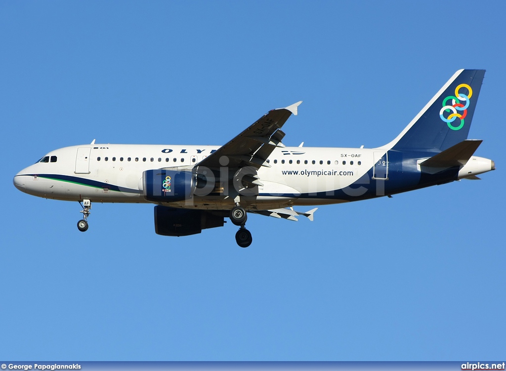 SX-OAF, Airbus A319-100, Olympic Air