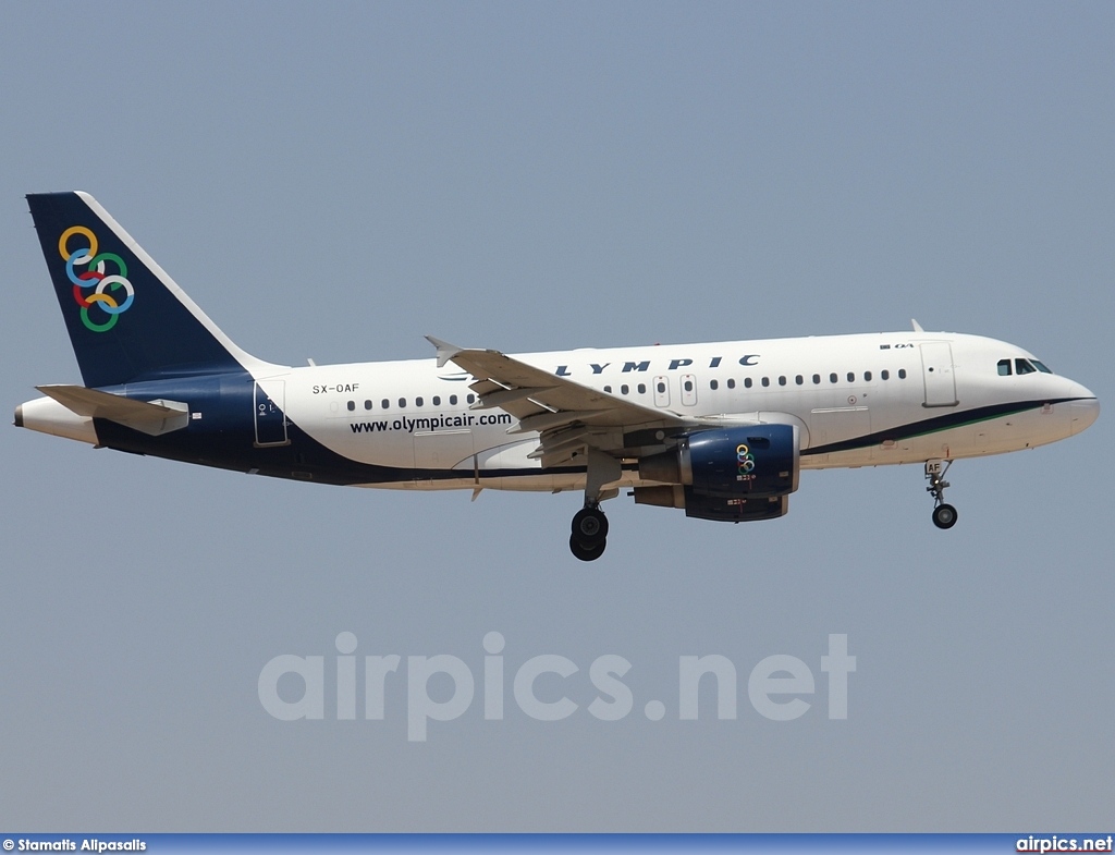 SX-OAF, Airbus A319-100, Olympic Air