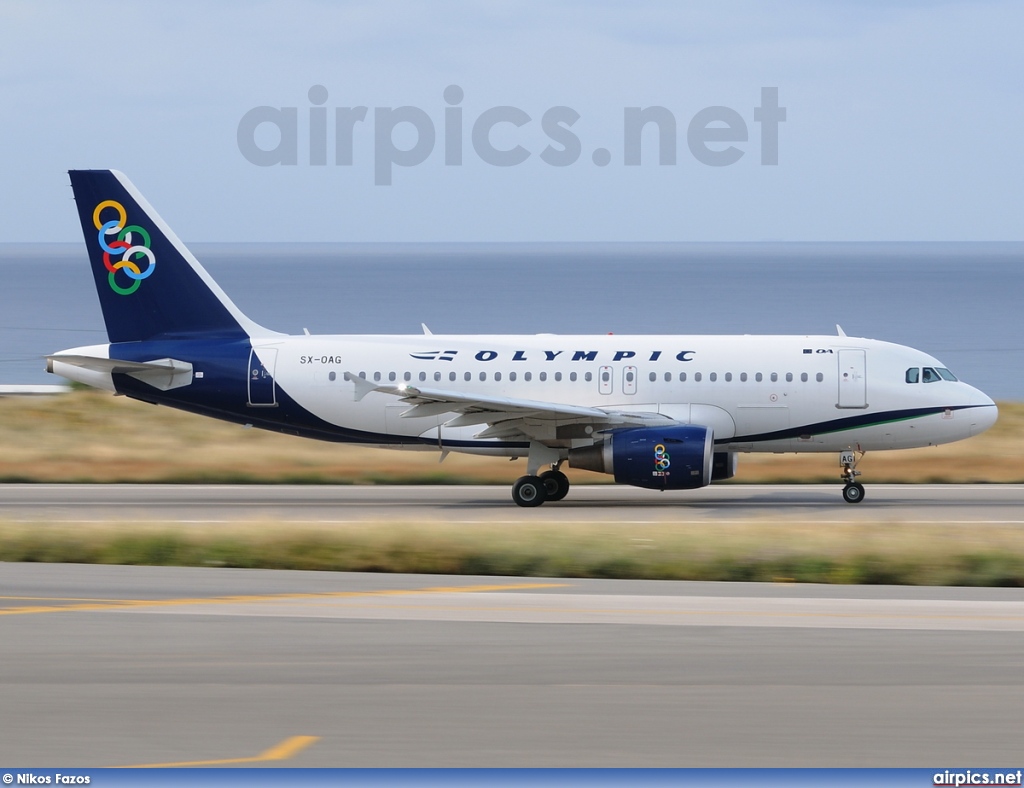 SX-OAG, Airbus A319-100, Olympic Air