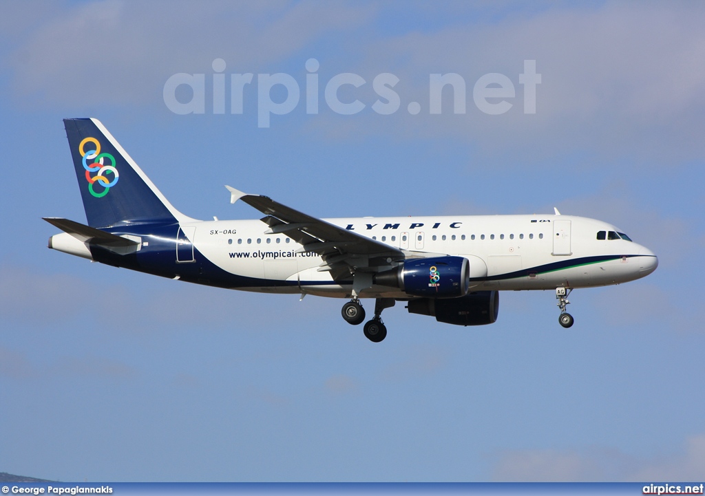 SX-OAG, Airbus A319-100, Olympic Air