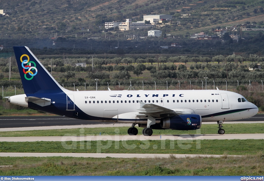 SX-OAK, Airbus A319-100, Olympic Air