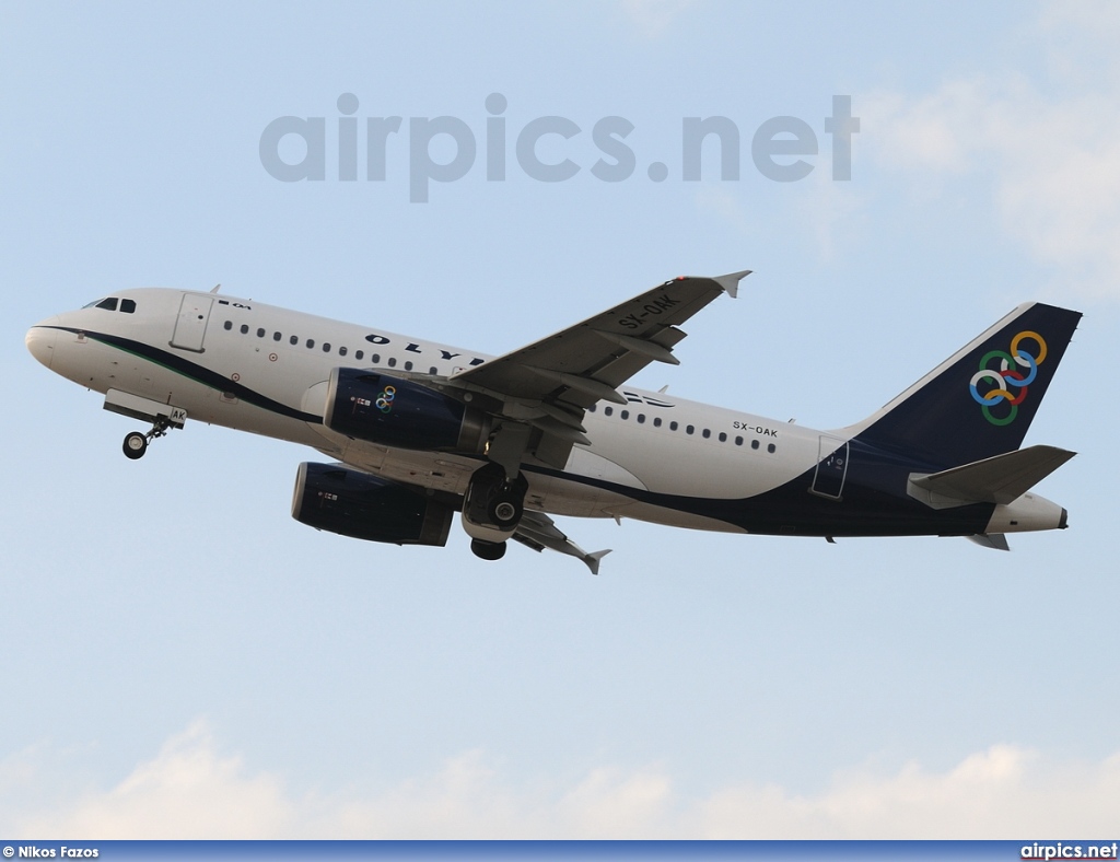 SX-OAK, Airbus A319-100, Olympic Air