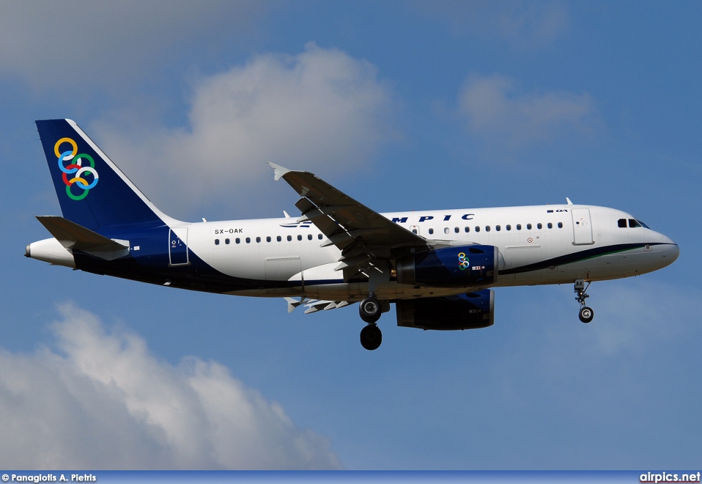 SX-OAK, Airbus A319-100, Olympic Air