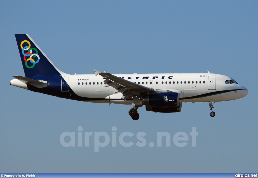 SX-OAN, Airbus A319-100, Olympic Air