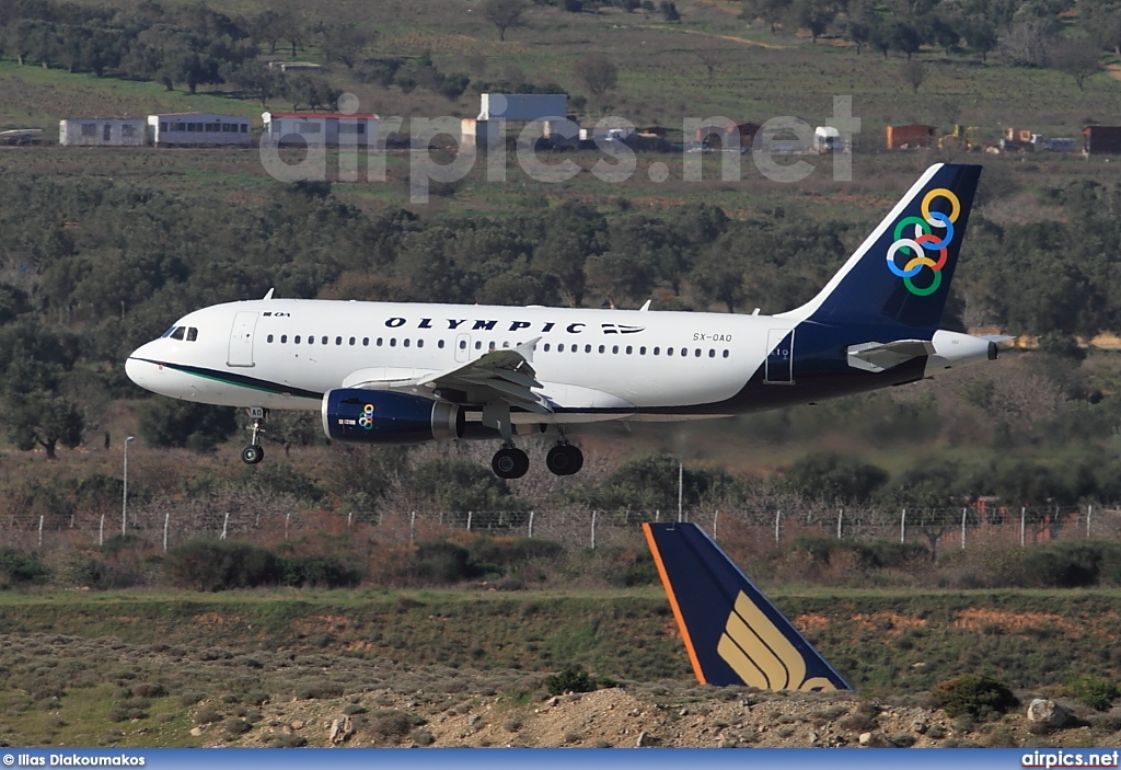 SX-OAO, Airbus A319-100, Olympic Air