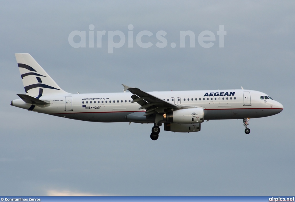 SX-OAS, Airbus A320-200, Aegean Airlines