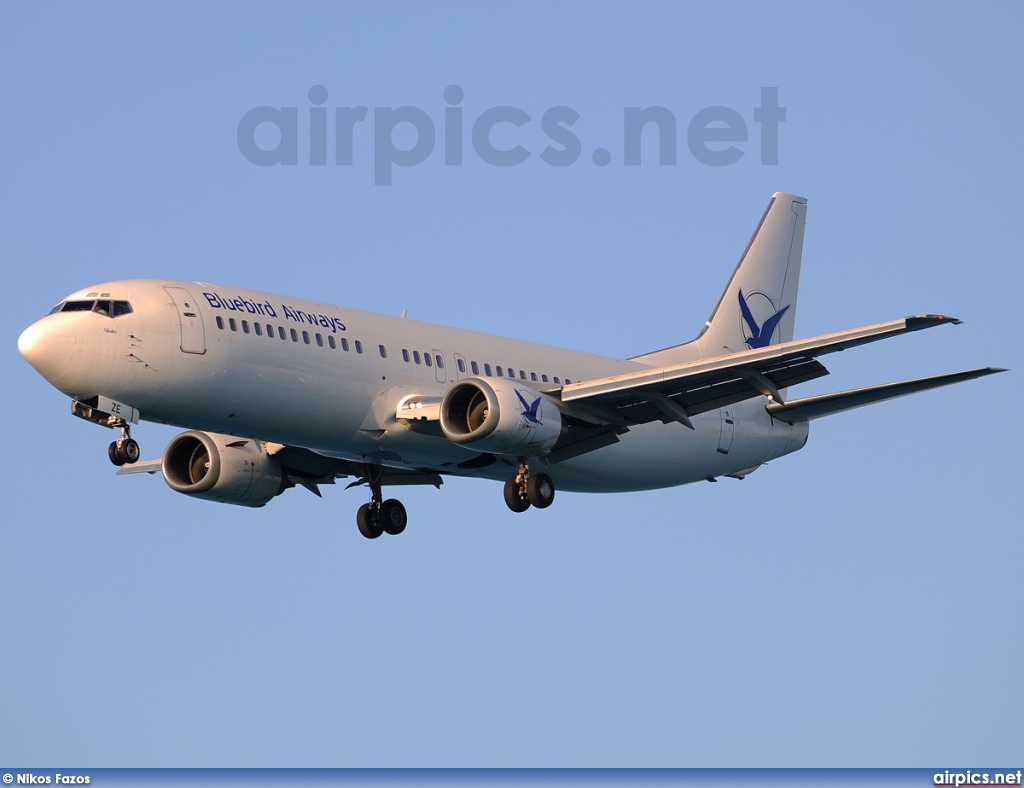 SX-TZE, Boeing 737-400, Blue Bird Aviation