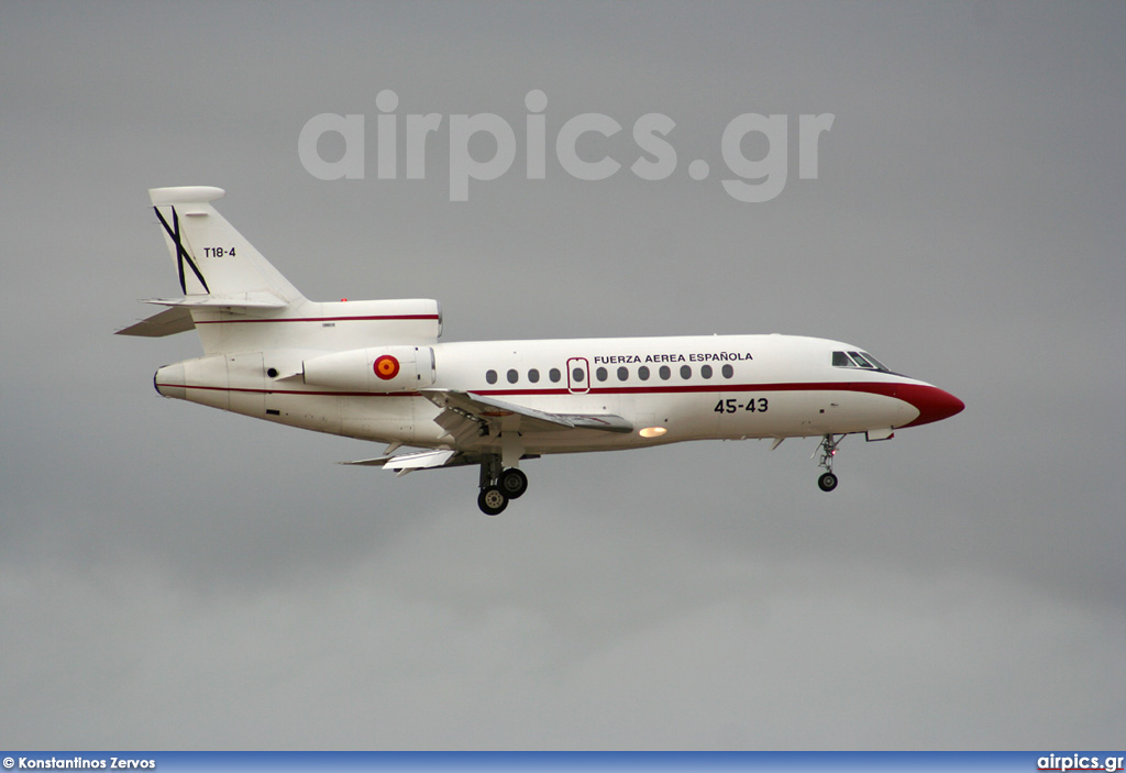 T18-4, Dassault Falcon-900B, Spanish Air Force